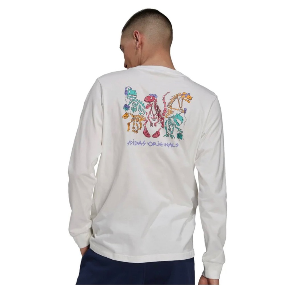 NWOT Men’s Adidas Dinosaur Long Sleeve Tee